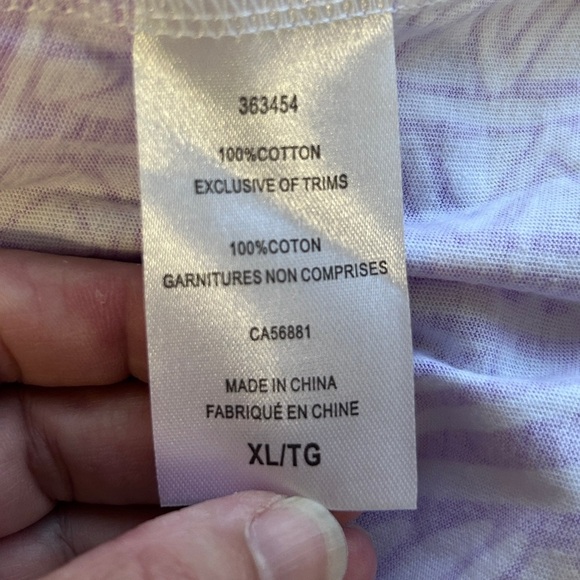 O’Neill Lavender Patterned Summer Maxi Dress Women's Size XL Resort Beach *READ* - Picture 12 of 12